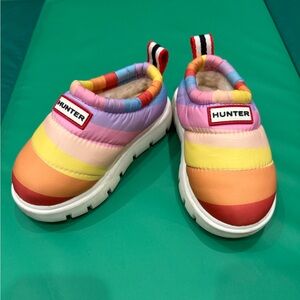 Hunter Kids' Rainbow Slip-On Shoes Size 9